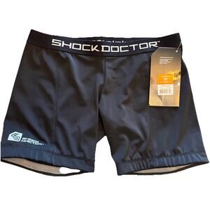 NWT Shock Doctor 242 Womens Ultra cross training shorts womens medium black